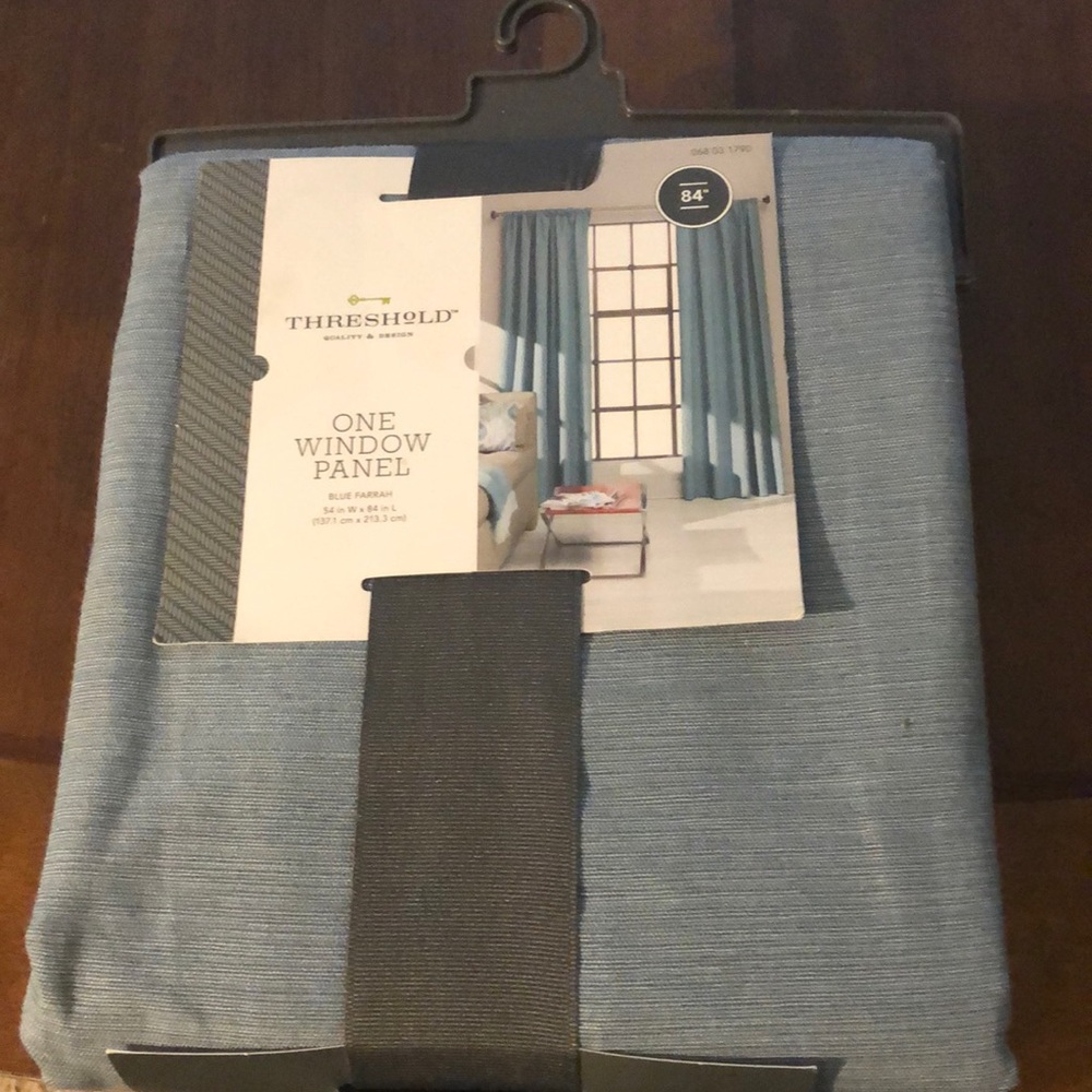 One window panel curtains